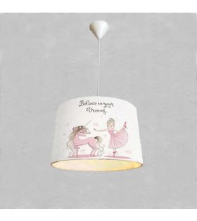 Minibabyroom Unicorn ve Balerin Temalı Çocuk Odası Sarkıt Avize