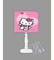 Minibabyrooms Hello Kitty Desenli Ahşap Oyma Ayak Abajur