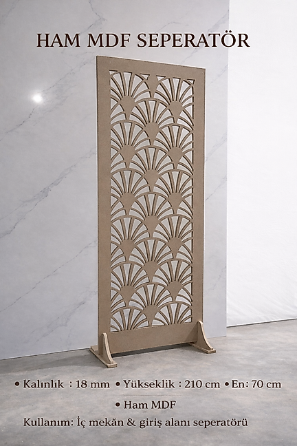 HAM MDF SEPERATÖR (70 CM X 120 CM )