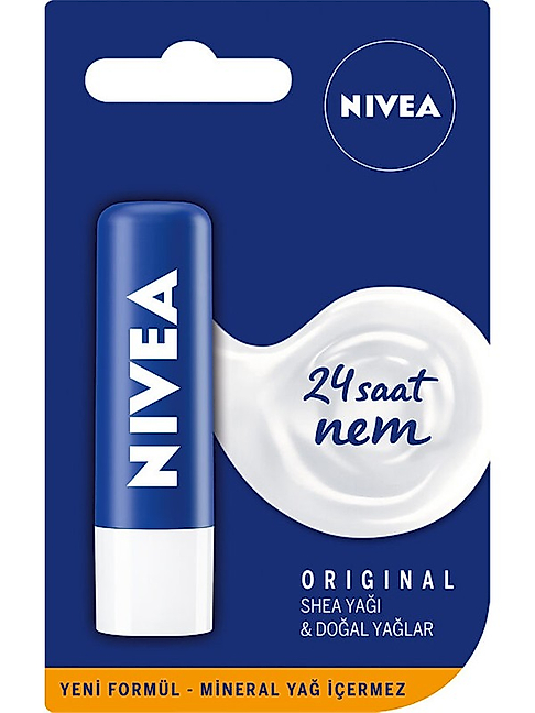 Nivea Lip Stick Original 24 Saat Nem