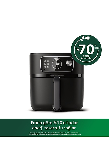 Philips HD9875/90 Airfryer 7000 Serisi XXL Connected, 2 kg, 8.3 L Kapasite, Uzaktan Bağlantılı