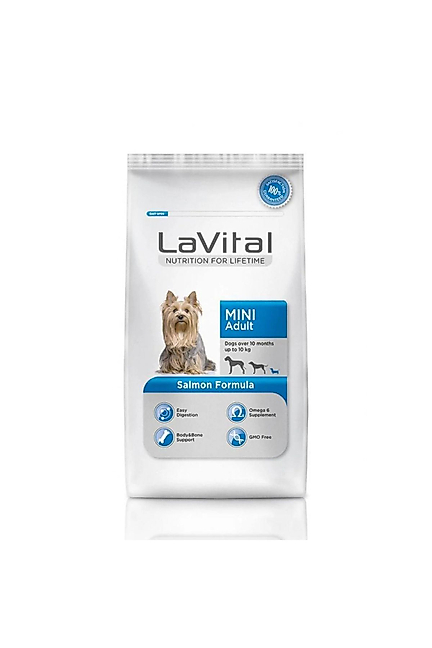 La Vital Mini Adult Somonlu Mini Irk Yetişkin Köpek Maması 1,5 Kg