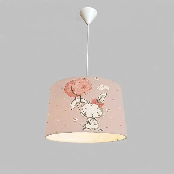 Minibabyroom Balonlu Tavşan Temalı Çocuk Odası Sarkıt Avize
