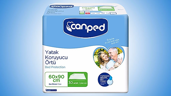 Canped Yatak Koruyucu Örtü 60x90cm 30'lu