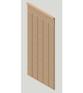 45 cm Genişlik x 105 cm Ham mdf Duvar paneli ( 10 mm kalınlık )