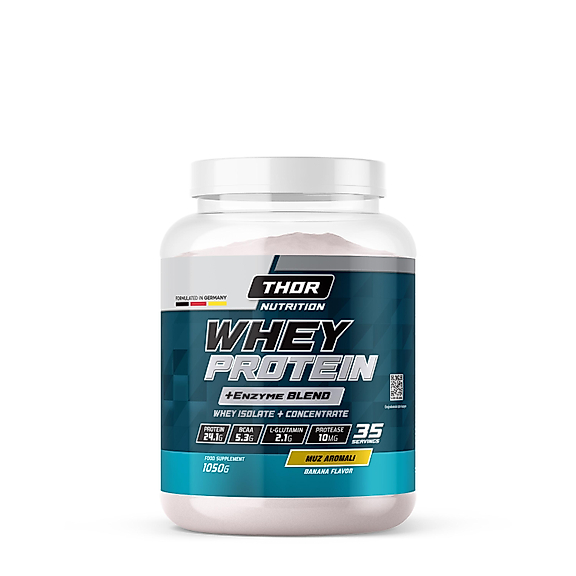 Thor Nutrition 1050 gr Whey Protein 35 servis Muz Aromalı