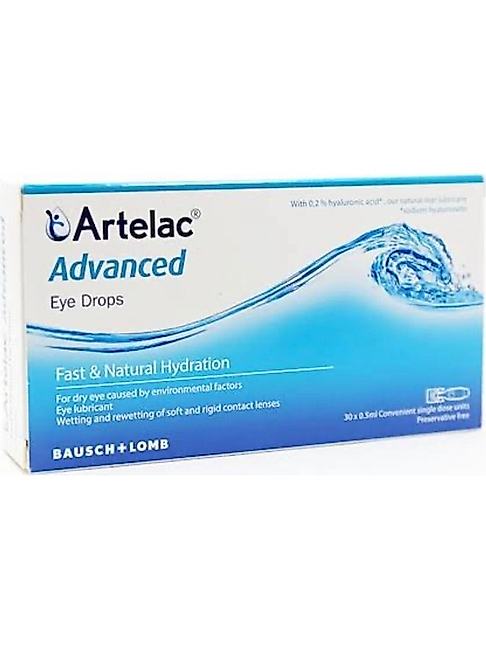 Artelac Advanced Göz Damlası 30 Flakon 0,5 ml