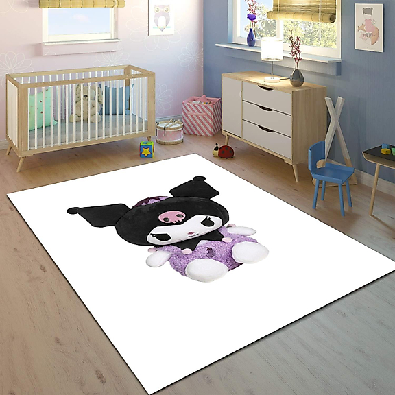 Minibabyrooms Kuromi Desenli 8 mm Kalınlıkta Çocuk Odası Halısı