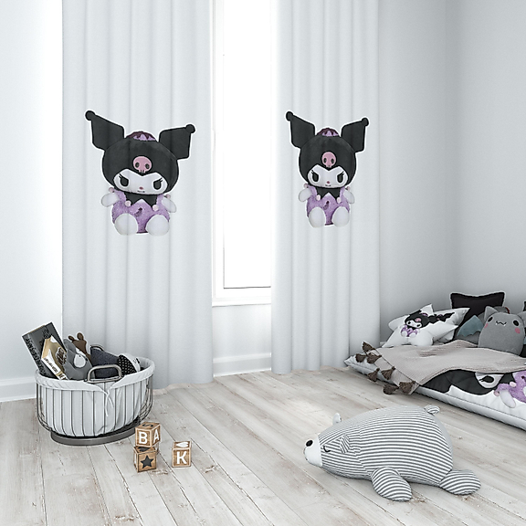 Minibabyrooms Kuromi Temalı Fon Perde