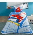 Taç Lisanslı Spiderman Gate Tek Kişilik Pamuk Pike Takımı