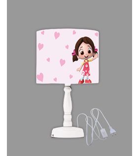 Minibabyrooms Niloya Desenli Ahşap Oyma Ayak Abajur