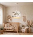 Minibabyroom Gökkuşağı Temalı Çocuk Odası Sarkıt Avize