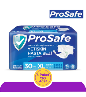 Prosafe Belbantlı Yetişkin Hasta Bezi Extra Büyük (XL) 120 Adet