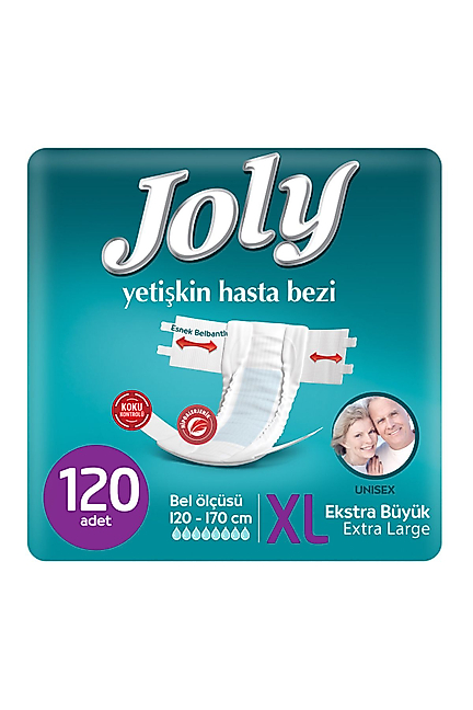 Joly Belbantlı Hasta Bezi Ekstra Large (Ekstra Büyük Boy) 120 Adet