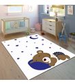 Minibabyrooms Uyuyan Ayıcık Desenli 8 mm Kalınlıkta Çocuk Odası Halısı