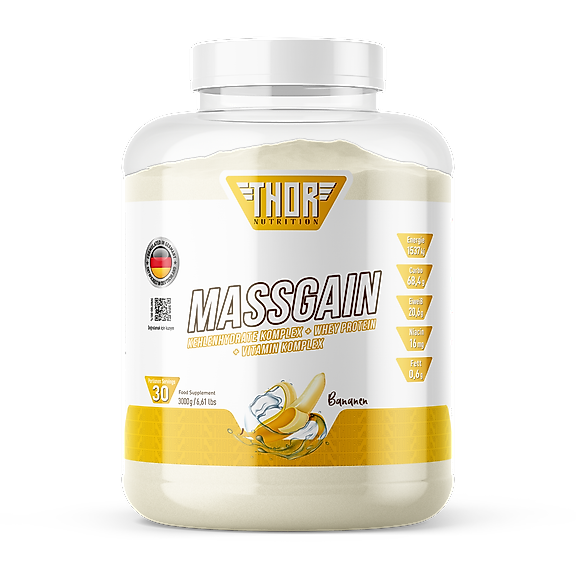 Thor Nutrition 3kg Massgainer Muz Aromalı 30 servis