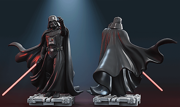 Lord Darth Vader 3D Baskı Heykelcik