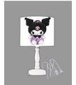 Minibabyrooms Kuromi Desenli Ahşap Oyma Ayak Abajur