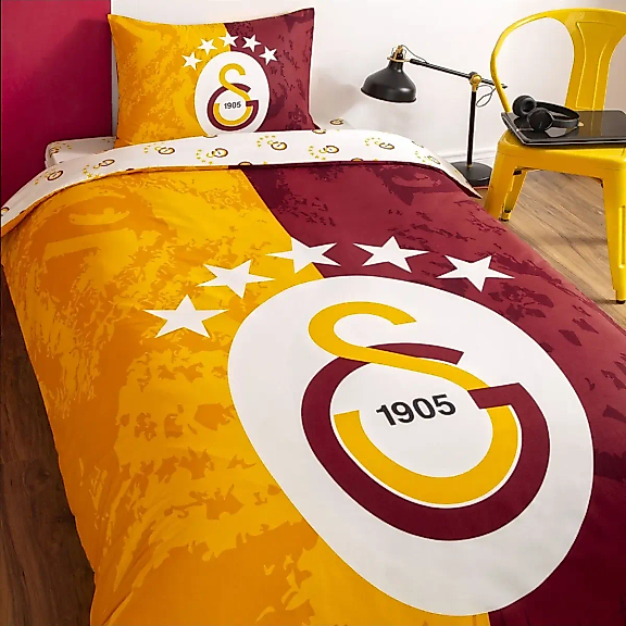 Taç Lisanslı 5.Yıldız Galatasaray Nevresim Takımı Tek Kişilik