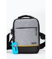 NEMO BAGS Unisex AÇIK GRİ GRİ Çapraz Sırt Ve Göğüs Çantası NemoBags Bodybag Çanta 25x18x9cm