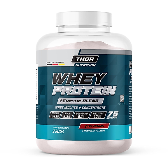 Thor Nutrition 2,3kg Çilek Aromalı Whey Protein 75 servis