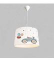 Minibabyroom Klasik Araba ve Bolonlar Temalı Çocuk Odası Sarkıt Avize