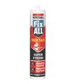 Soudal Fix ALL HIGH TACK 290ml – Ultra Güçlü Yapıştırıcı | Her Yüzeye Mükemmel Tutunma!