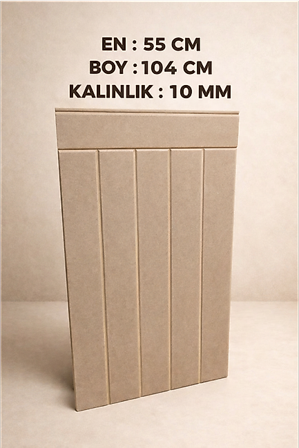 RF50 ÖZEL HAM MDF DUVAR PANELİ 55 CM X 104 CM ( 10 MM KALINLIK )