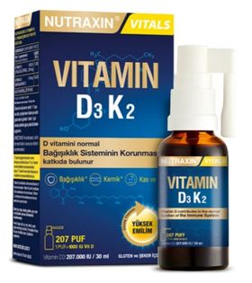 Nutraxin Vitamin D3K2 Sprey 30 ml