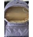 Nemo Bags Okul Çantası Unisex Lila Orta Boy Su Geçirmez Klinkır Kumaş Seyahat Laptop Çantası Su Geçirmez