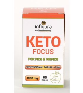 Keto Focus Men & Women 60 Kapsül - Zayıflamaya Yardımcı Gıda Takviyesi