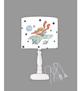 Minibabyrooms Küçük Prens Desenli Ahşap Oyma Ayak Abajur