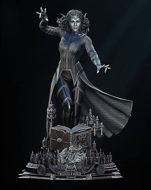 Scarlet Witch Sculpture