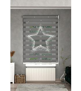 Minibabyrooms Gri Parlak Yıldız