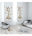 Minibabyrooms Sevimli Zürafa Temalı Fon Perde