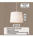 Minibabyroom Mavi Ay ve Yıldızlar Temalı Çocuk Odası Sarkıt Avize