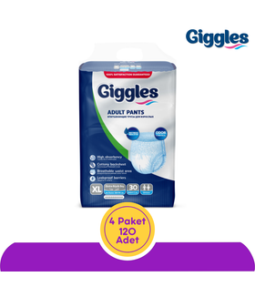 Giggles Emici Külot Extra Büyük (XL) 120 Adet