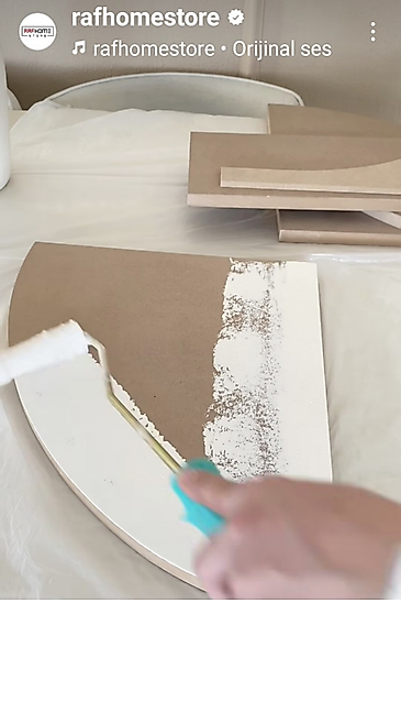 İskandinav Stil Boyamalık Ham MDF Tablo – 100x70 cm | Pinteres Dekor Panel