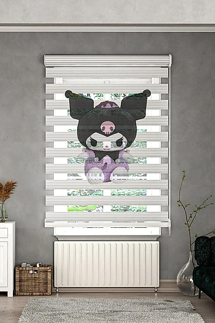 Minibabyrooms Kuromi Temalı Çocuk Odası Zebra Perde