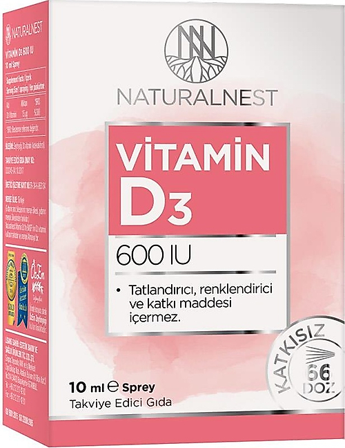 Naturalnest D3 600 Iu 10 Ml