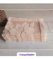 Yaprak Desen Tekli Banyo Paspası (60x90cm)