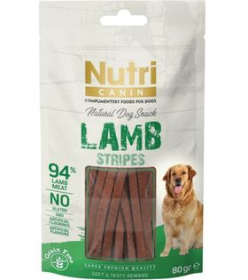 Nutri Canin Lamb(kuzu Etli) Stripes Snack 80gr.