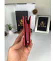 Jordan 2044 Ünisex Kırmızı Renk Hakiki Deri Fermuarlı