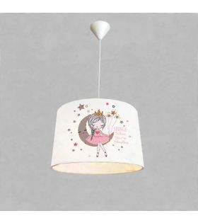 Minibabyroom Ayda Oturan Kız Temalı Çocuk Odası Sarkıt Avize