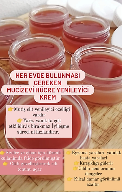 Doğal Hücre Yenileyici Krem