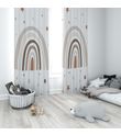 Minibabyrooms Gökkuşağı 2 Temalı Fon Perde