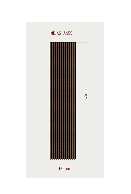 AKUSTİK ESNEK KEÇE PANEL 60x275 CM – MİLAS
