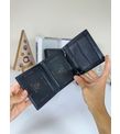 Passcase 2070 Hakiki Deri Siyah Cüzdan