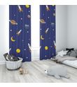 Minibabyrooms Uzay ve Seksek Temalı Fon Perde