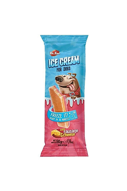 Dr.zoo Helado Sosis-peynirli Köpek Dondurma 50gr